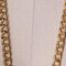 1 Yard 12mm Gold Shiny Metal Fashion Chain Trim for Jewelry and Bag Straps